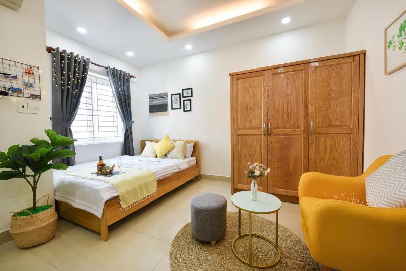 Cho thuê căn hộ balcony thang máy - chợ bến thành - đh hoa sen - văn lang - takashimaya - 4