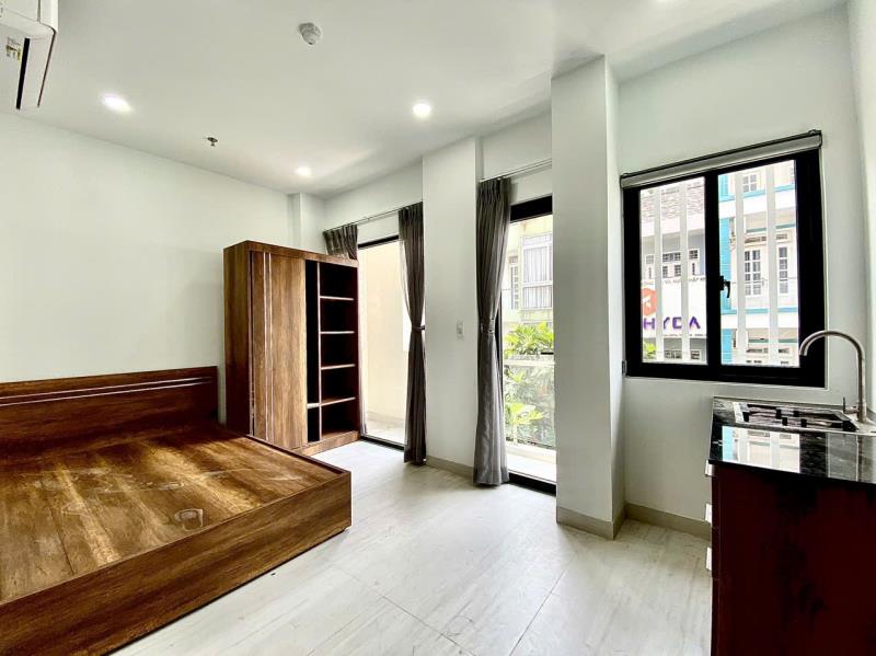 Cho thuê studio ban công full nội thất lê văn thọ - gò vấp