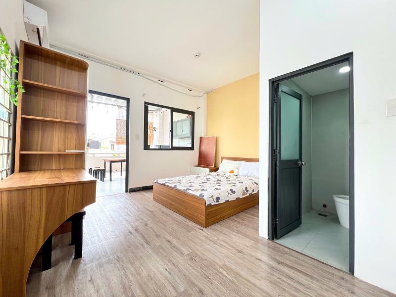 Cho thuê căn hộ 1pn tách bếp full nội thất gần hutech , uef , hồng bàng , uth - 2