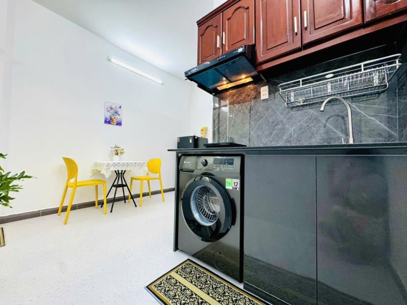 Căn hộ 1pn nguyễn hữu cảnh – cửa sổ – máy giặt riêng,cách đh hutech 1km, cách ga metro văn thánh 500m - 4