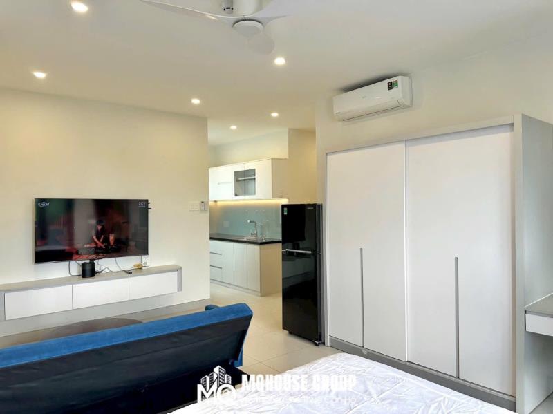Cho thuê chdv 40m2 bancol full nội thất khu an ninh gần đh hiu - 3