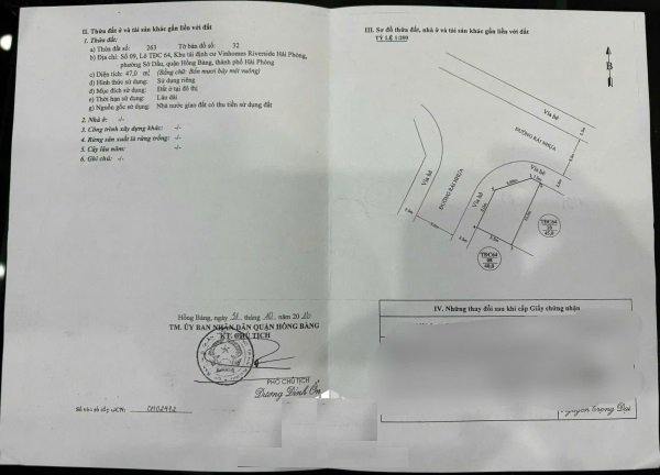 ⭐️Bán đất tặng nhà - lô góc khu tái định cư vinhomes riverside hải phòng; 0904559666 - 2