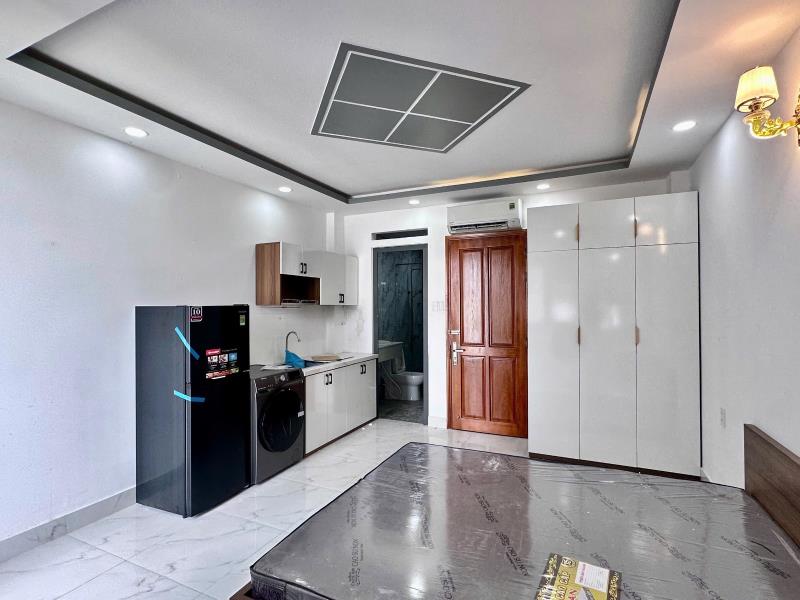Cho thuê căn hộ ban công máy giặt riêng gần chợ bà chiểu nơ trang long bình thạnh - 3