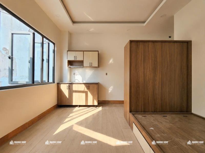 Studio cửa sổ trời | full nội thất cơ bản | toà nhà thang máy