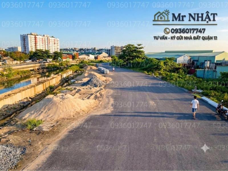 Bán đất mặt tiền kênh tham lương - đông hưng thuận quận 12 - sổ hồng riêng full thổ cư - 3