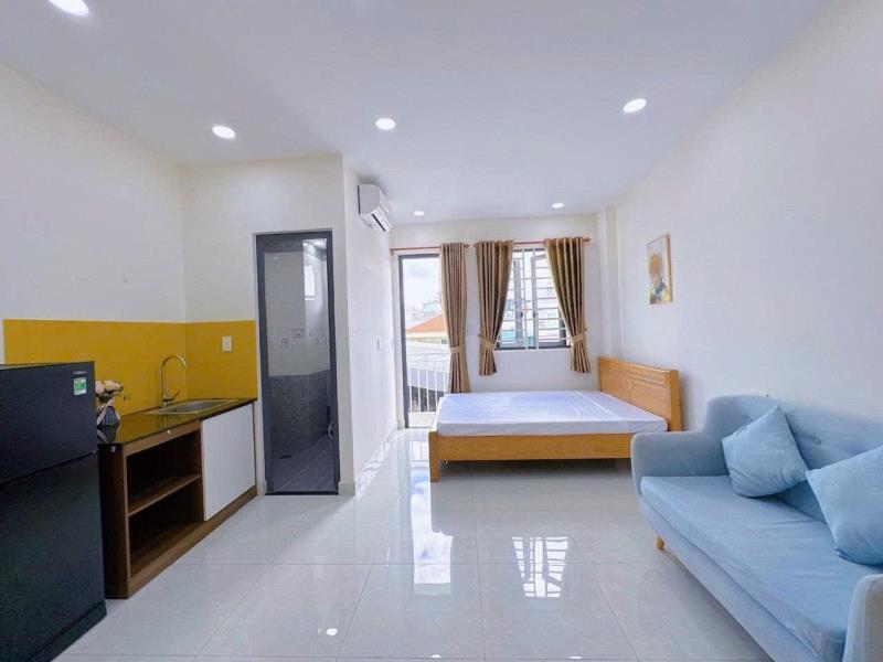 Cho thuê căn hộ studio mới khai trương có ban công full nội thất gần trường đh tdtu, đh rmit, đh ufm, lotte mart, sc vivo, cầu him lam, cầu kênh tẻ ở quận 7