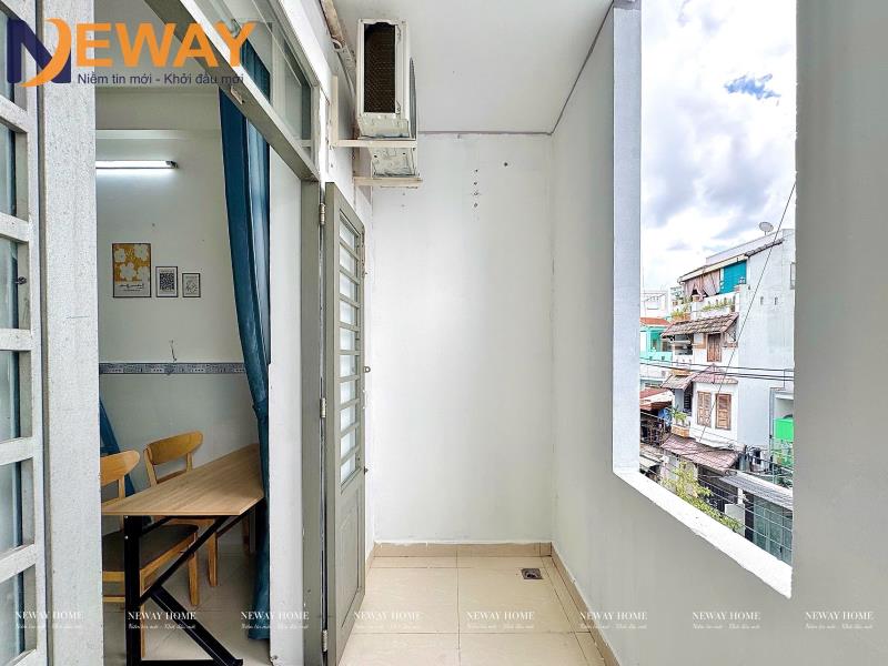 Duplex bancon thoáng mát | full nội thất | đh công thương & đh văn hiến - aeonmall | giá 4tr7 - 2