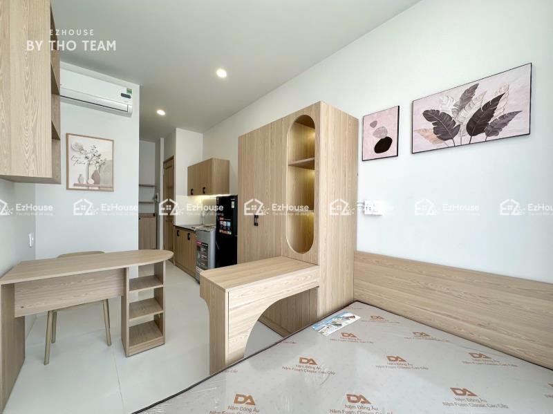 Studio cửa sổ to kết hợp bancol | mới xây - full nội thất - máy giặt riêng | gần sát vaa | giá 6tr8 - 4