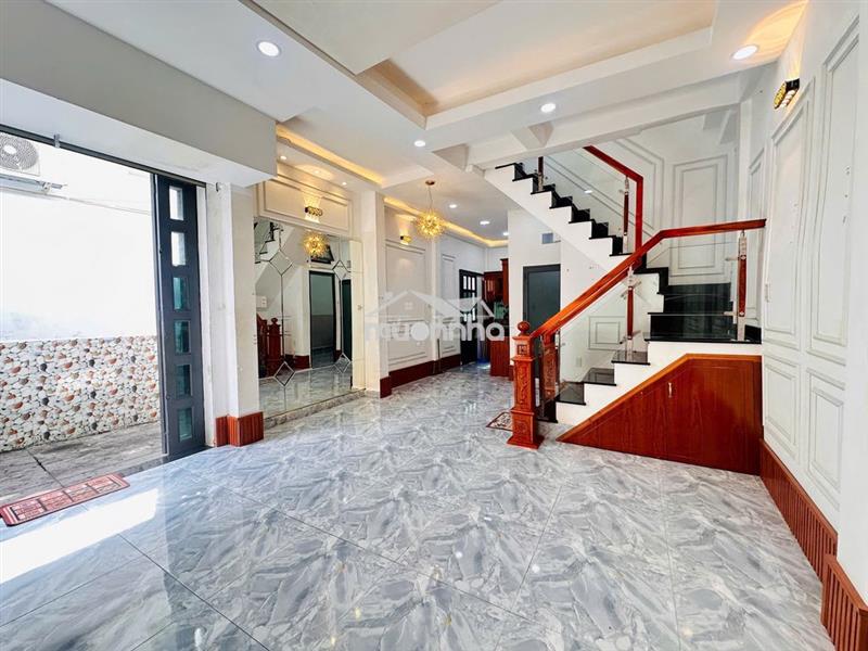 Nhà hẻm chợ bình đông p14 q8 5x9m bên hông cầu số 2