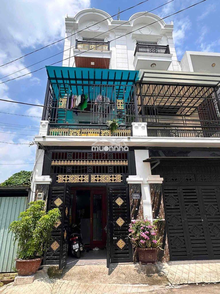 Cho thuê nhà mới 1trệt 4lầu 6pn 4wc sân thượng hẻm xe tải ngã tư ga