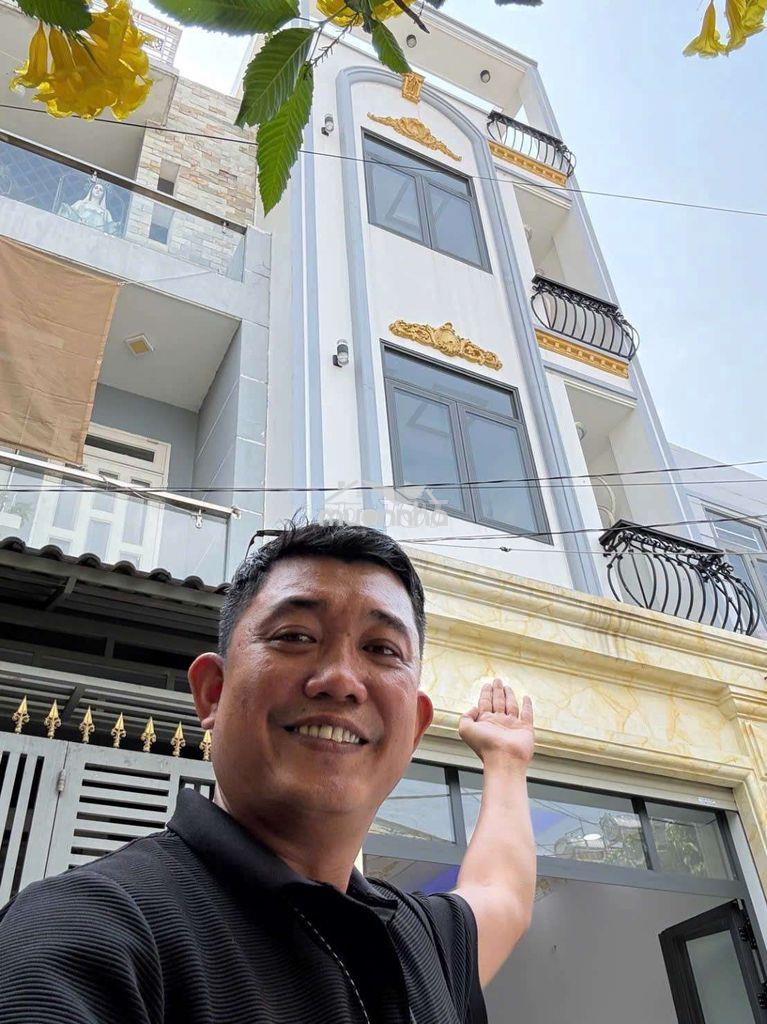 5 tỷ 5, 4 tầng, 4 p.ngủ, hẻm ô tô, đường liên khu 4-5, nhà mới ở ngay - 4