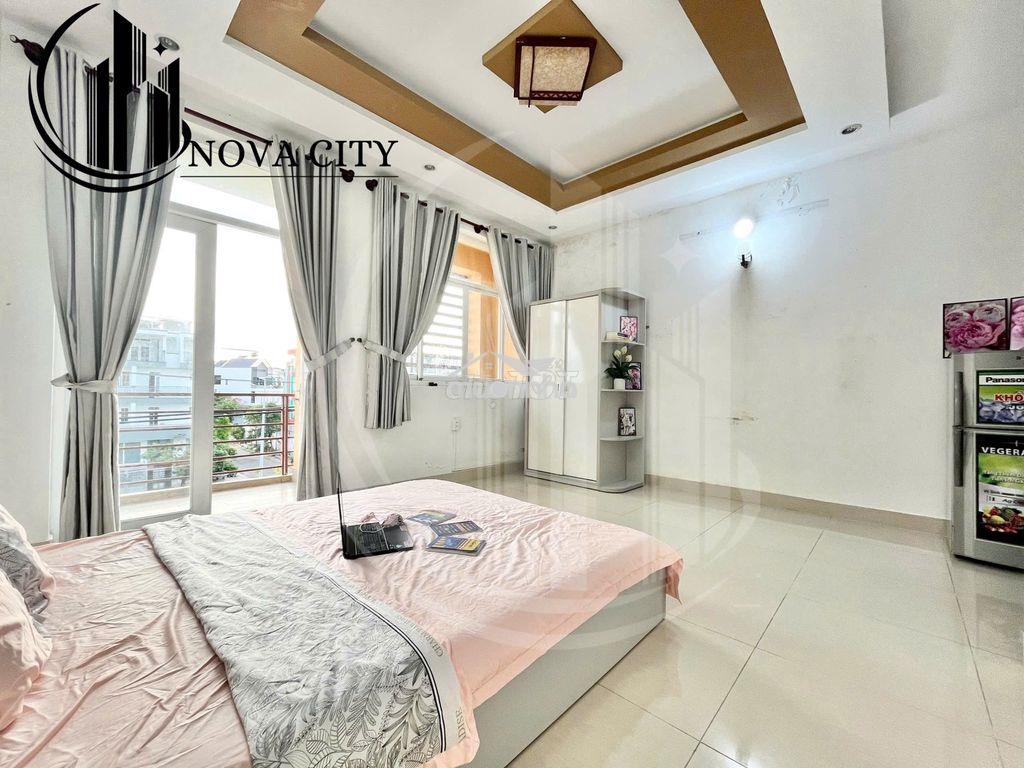 Cho thuê căn hộ ban công full nội thất - đường phạm hùng - 2