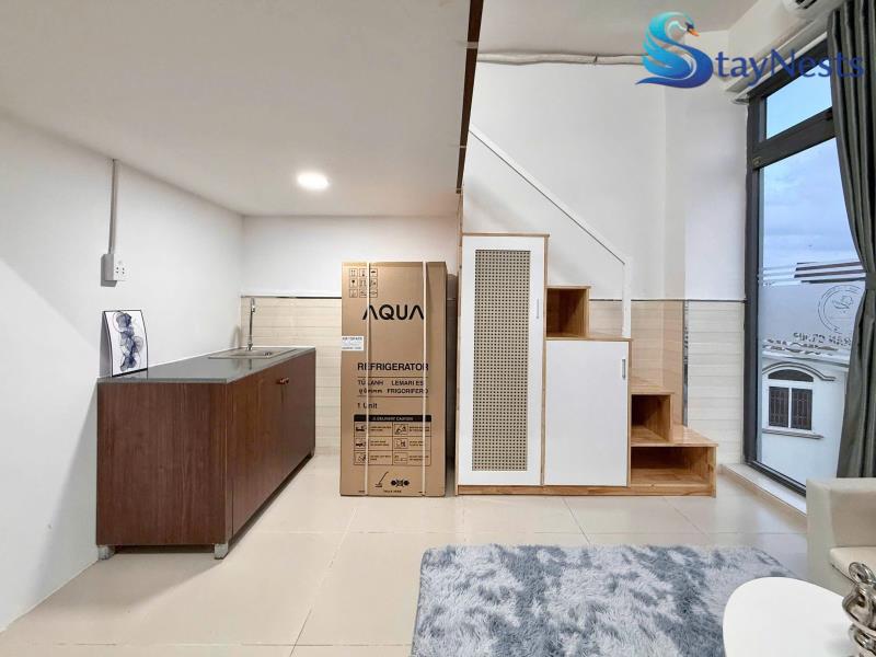 Cho thuê căn hộ duplex rộng - full nội thất ở tân phú gần đại học văn hiến - 0867066206 - 4