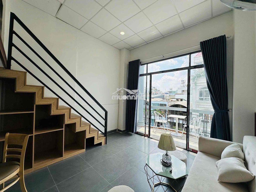 Căn hộ 2pn dạng duplex bancol full nội thất ngay đại học văn hiến - 4