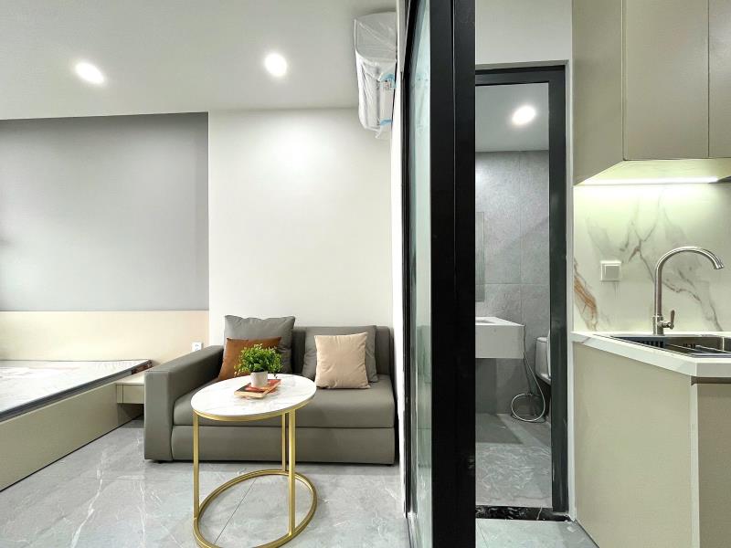 Căn hộ 1 phòng ngủ rộng 50m2 ngay lâm văn bền  - 4