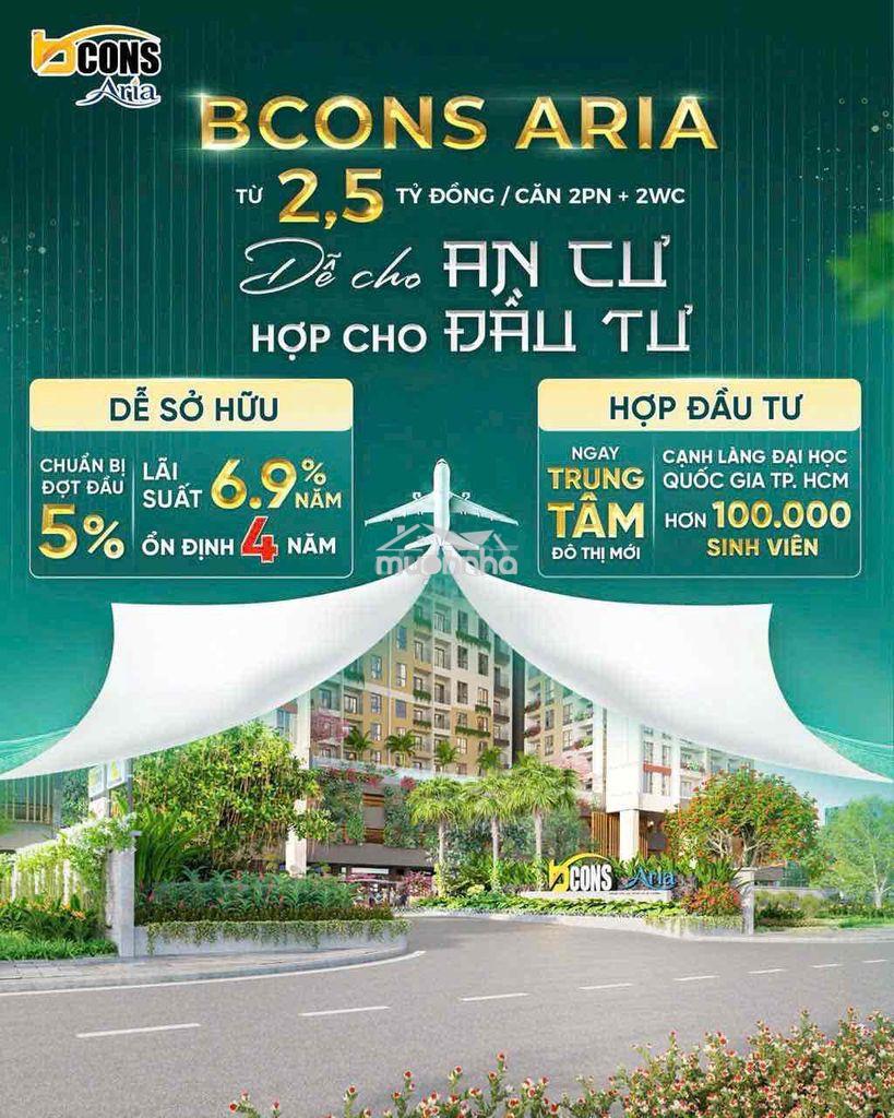 Căn hộ bcons 2pn, làng đhqg thủ đức, tphcm gia rẻ - 2