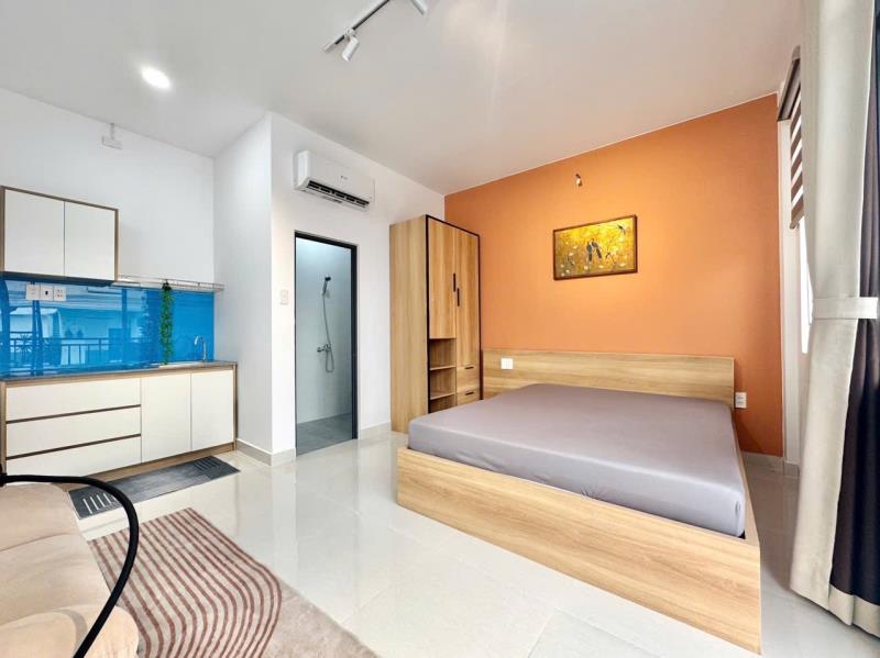  Thuê ngay  studio full nội thất - rộng 45m2 - ban công riêng - ngay chơ bà chiểu sát quận 1, an ninh cao - 4
