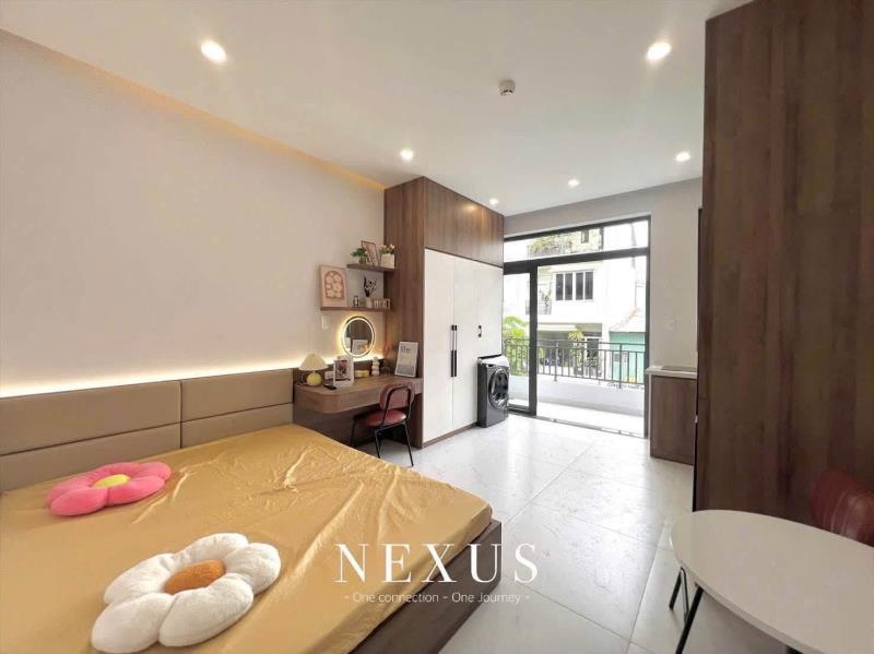 Cho thuê căn hộ ban công - rộng 40m2 - full nội thất - máy giặt riêng - gần chợ bà chiểu - thuận tiện di chuyển qua quận 1,2,3