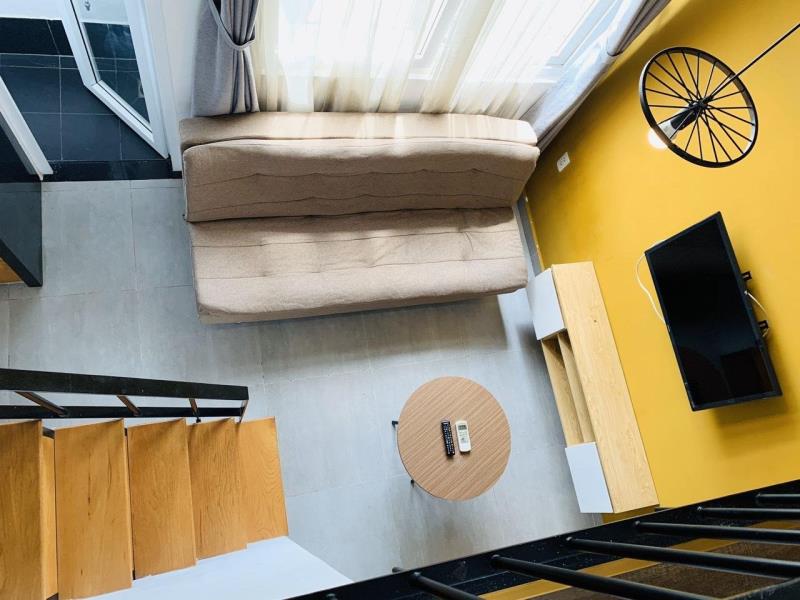 Căn hộ dịch vụ mini siêu xinh có gác đầy đủ tiện nghi ngay lý phục man q7 chỉ còn 6tr5 - 3