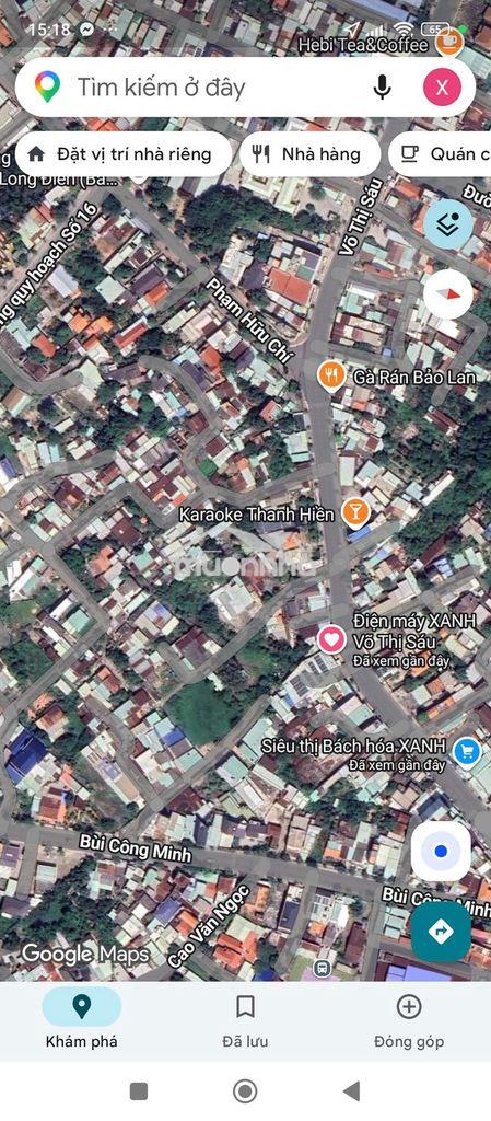 Bán nhà mặt tiền 15m 2 lầu và dãy trọ hơn 500m thổ cư tại võ thị sáu. - 2
