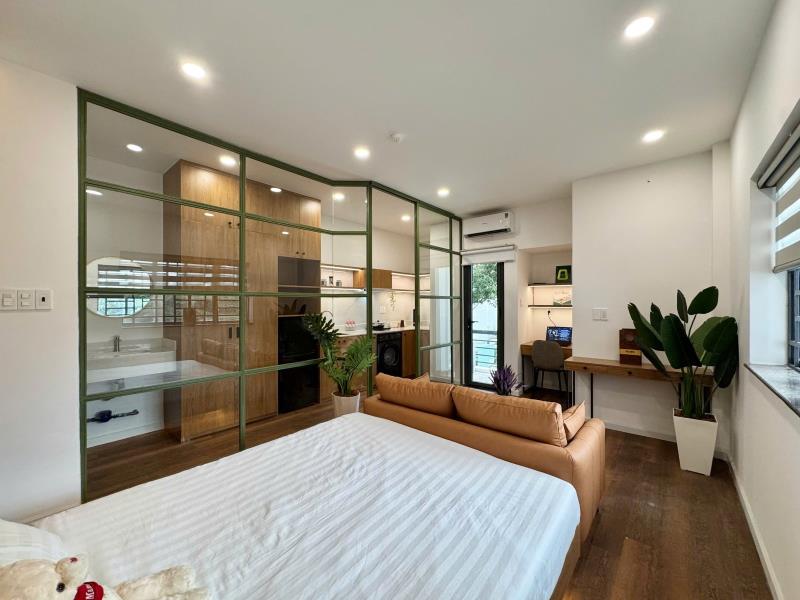 Căn hộ studio cực đẹp cửa sổ máy giặt riêng 50m2 mega market an phú thảo điền bình thạnh