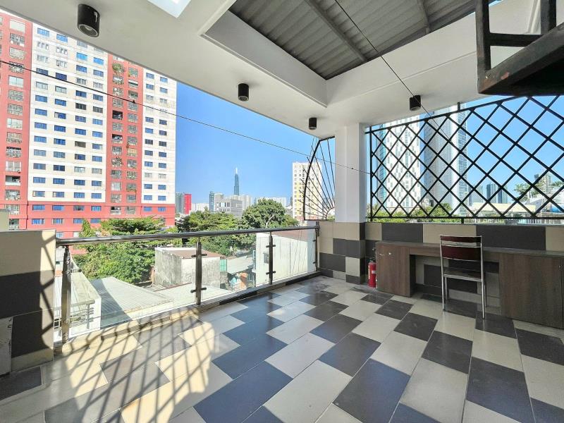 Cho thuê penhouse 50m2 có máy giặt riêng ngay chợ bà chiểu - cầu bông - đại học hồng bàng - uef - 4