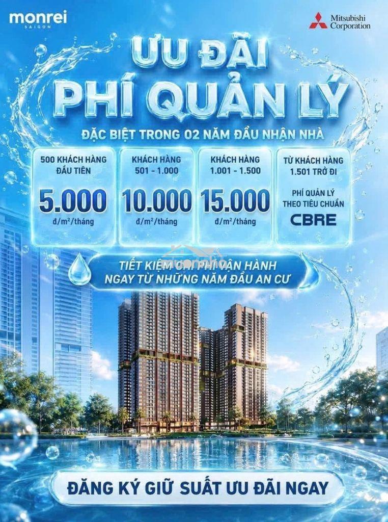 Monrei saigon, vốn 15% nhận nhà, ân hạn gốc 5 năm giá từ 2 tỷ 2 - 3