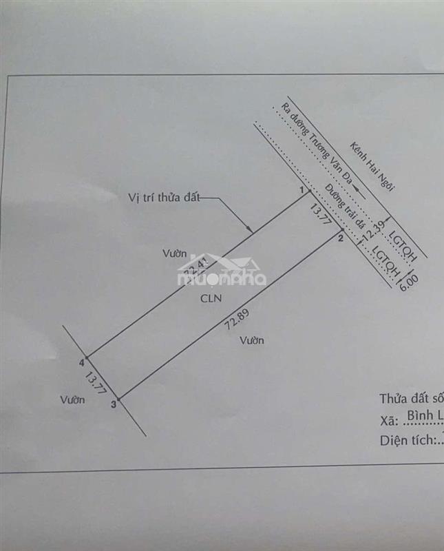 1.000 m2 đất vườn đẹp đường oto