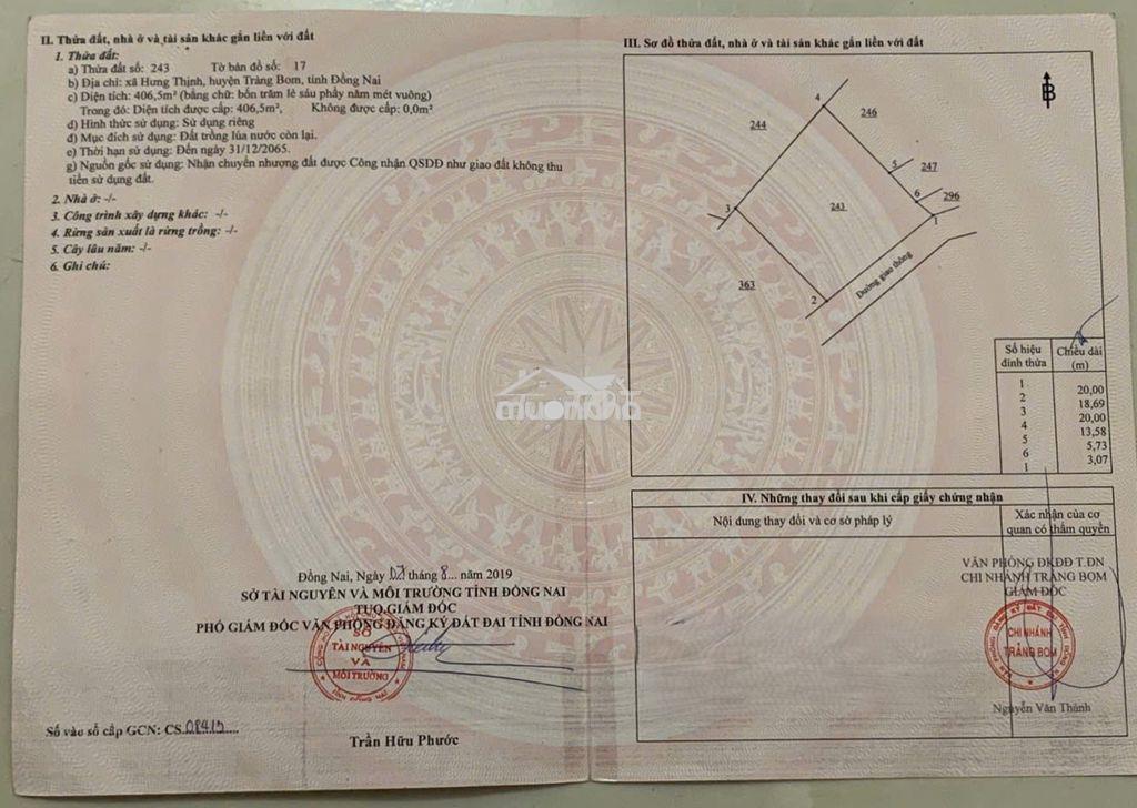 Bán đất + nhà cấp 4 sổ hồng riêng, gần giáo xứ thanh bình - 2