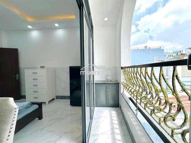 Căn hộ ban công mới xây 100% đường hồng bàng gần bùng binh phú lâm