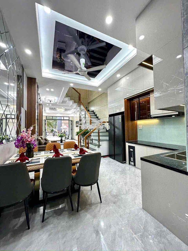 Nhà 2 lầu 1 trệt bình chuẩn,thuận an,đầy đủ nội thất,đường 7m đậu ô to - 4