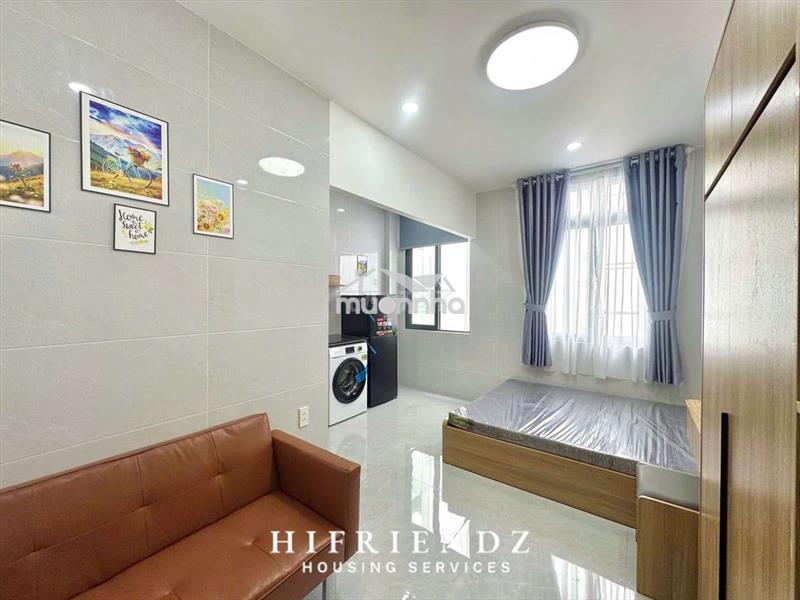 Căn hộ mới xây sát quận 1 full nội thất cao cấp - sạch - sang - mới