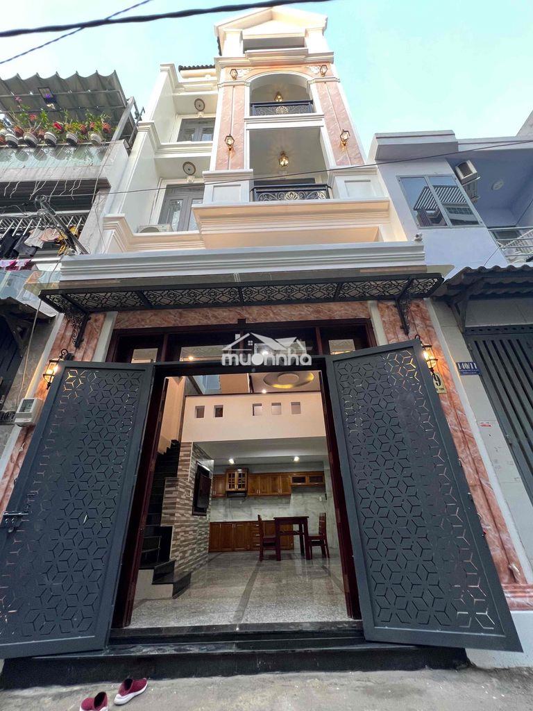 Nhà bán 1trệt 1lững 3lầu giá 6 ty 600triệu phường thông tây hội p9 gv