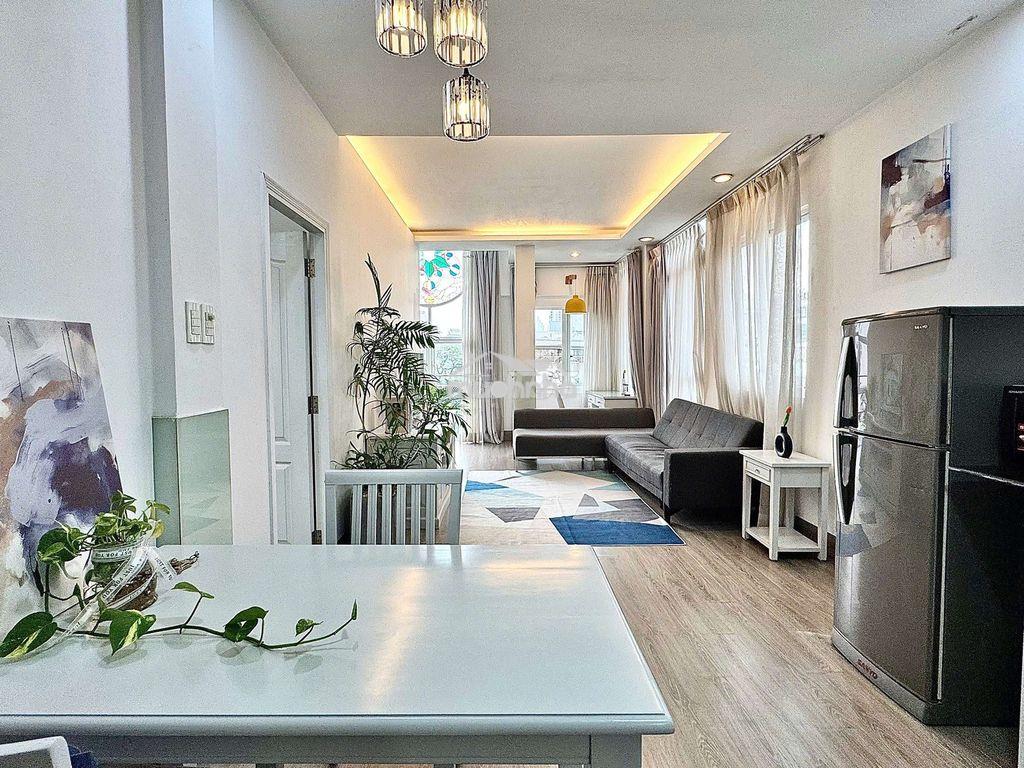 2pn tách bếp + phòng khách 70m2 full nội thất mới gần metro tân cảng - 2
