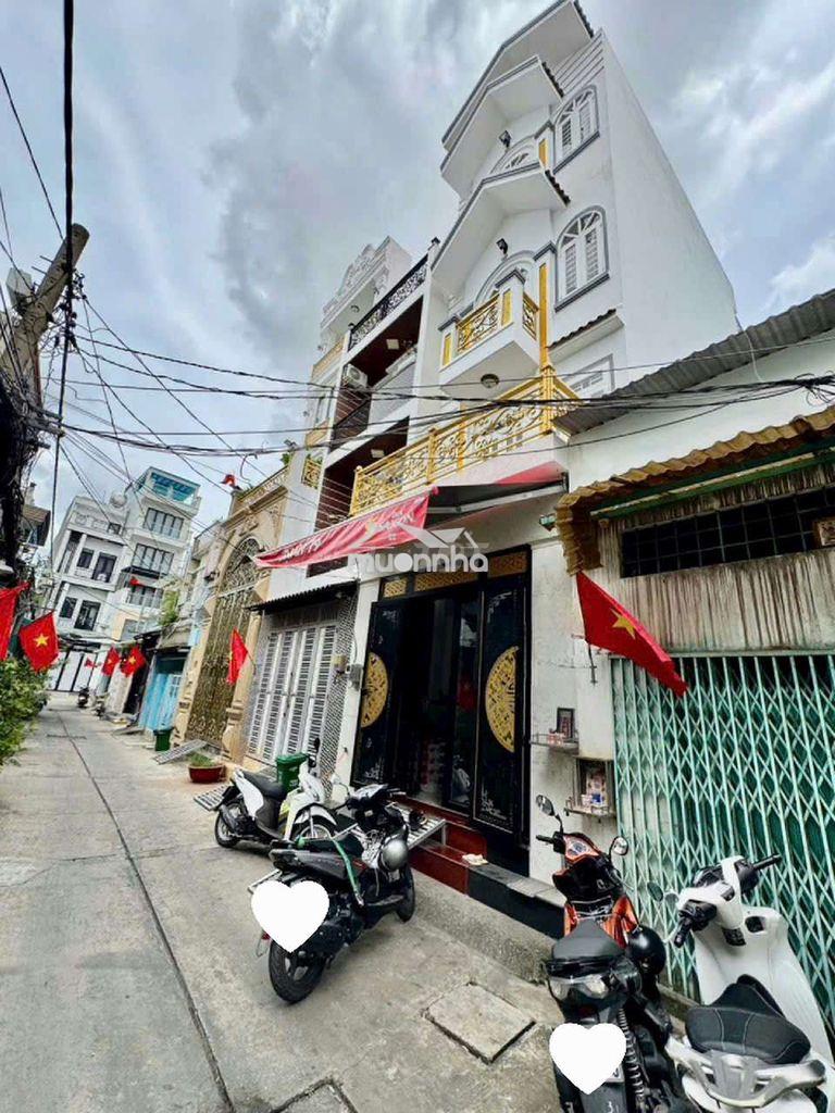 Nhà cho thuê nguyên căn bình trị đông, 48m2 (4x12m), 4 tầng, 5pn