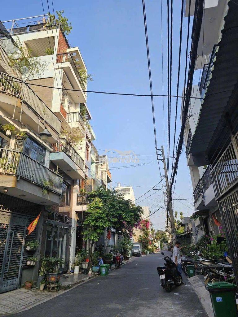 Cho thuê nhà hẻm xe hơi. 1 trệt 1 lửng 3 lầu, dt 4×15 có 4pn - 2