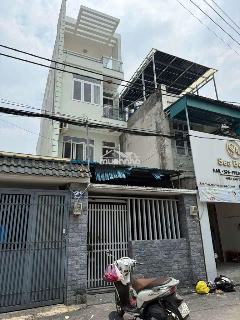Cho thuê nhà mặt tiền đường lớn. 1 trệt 3 lầu, dt 4×25 có 4pn,3wc - 3