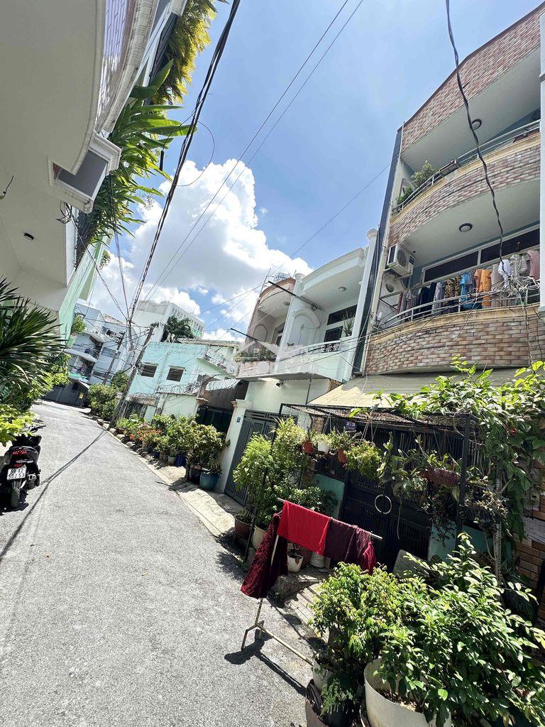Cư xá phú lâm b q6  - hẻm nhựa 5m xe tải đỗ cửa - nhà 3 tầng (3.5x15m) - 2