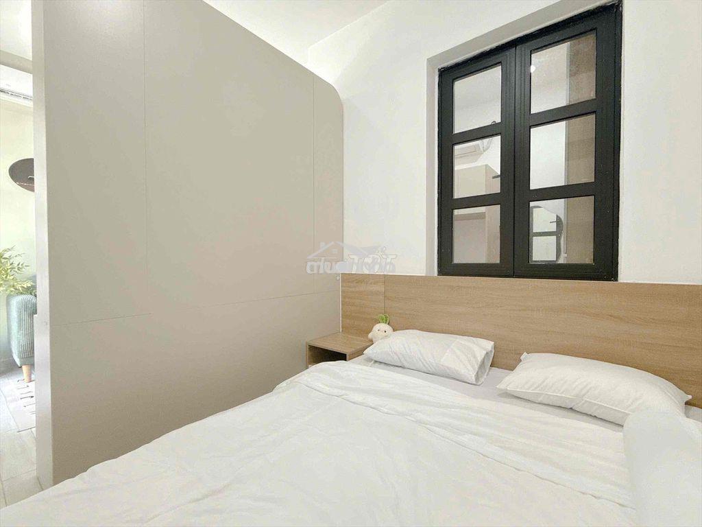 Cho thuê căn hộ, 1 phòng ngủ, 1 phòng khách, phòng tách bếp, ban công - 4