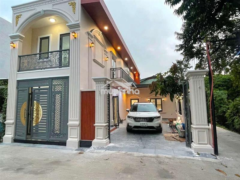 Bán nhà tân cổ điển, góc 2 mặt tiền , gần chợ búng - thuận an 