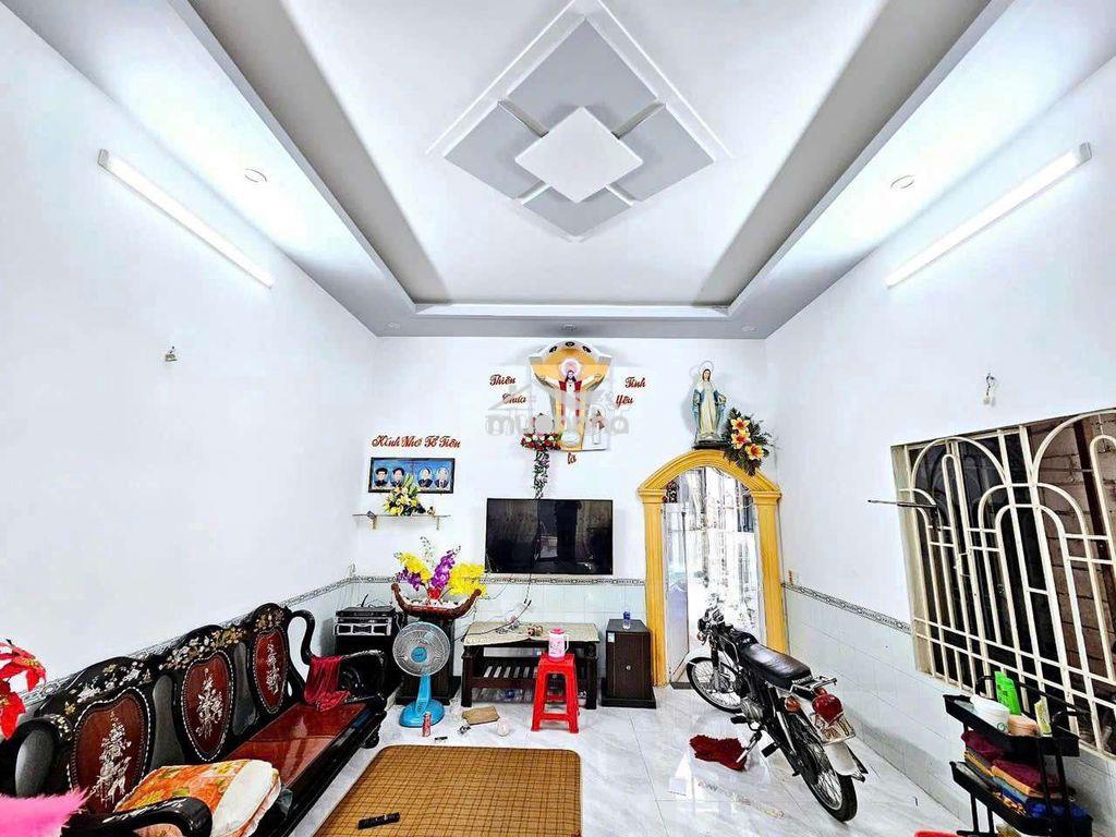 166m2 bán rẻ nhà hố nai, 1trệt 1lầu, gần giáo xứ phúc lâm sổ thổ cư 💯 - 2