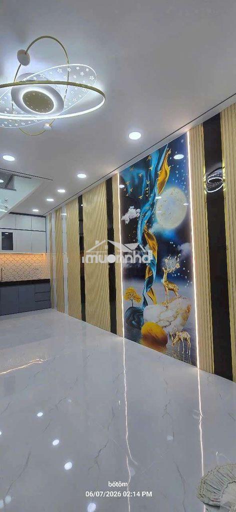Bán nhà mới hẻm thông tứ tung gần trường học bệnh viện bách hóa xanh