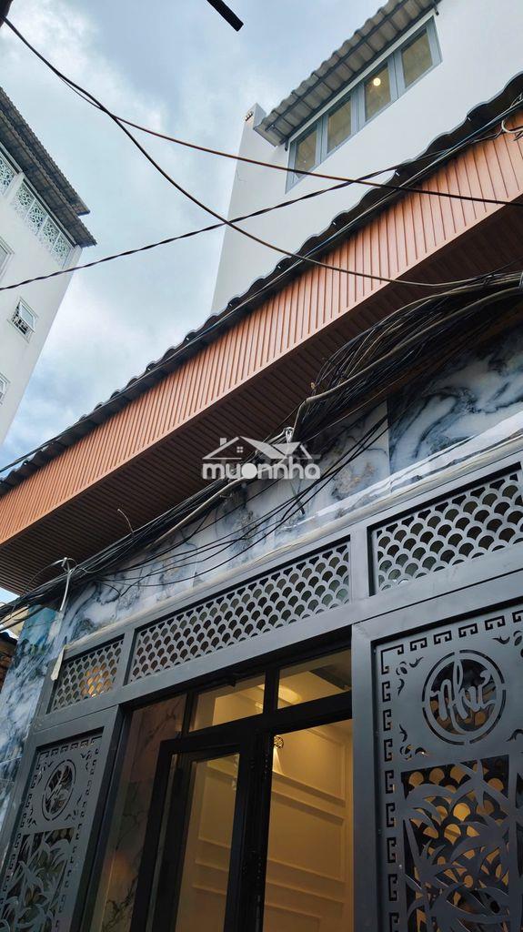 Nhà 3 tầng xây mới dương bá trạc gần cầu nguyễn văn cừ 4x9m