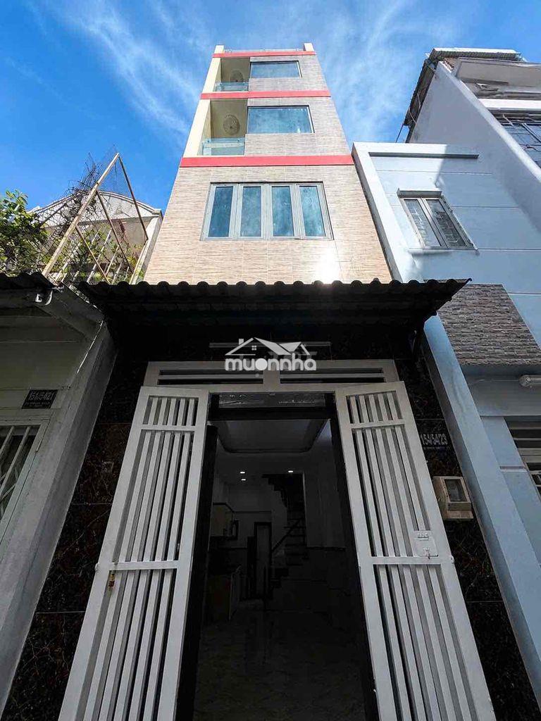 Nhà lầu 5 tầng hoàn công đủ hẻm oto âu dương lân p3 q8