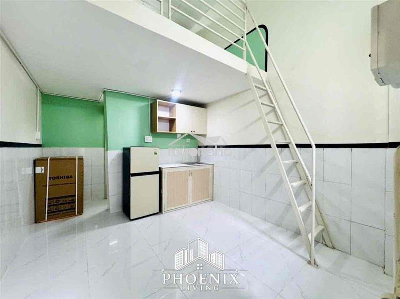 📍Huflit hóc môn📍phòng trọ gác cao 2m cửa sổ, 30m2, sẵn nội thất