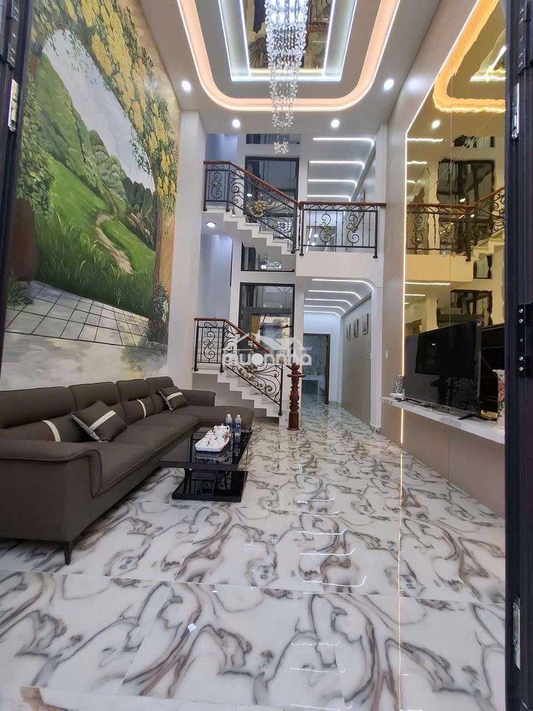 Nhà khu đồng bộ có thang máy 1 sẹc hương lộ 2 dt 4x19m lửng 3 lầu 5pn. - 3