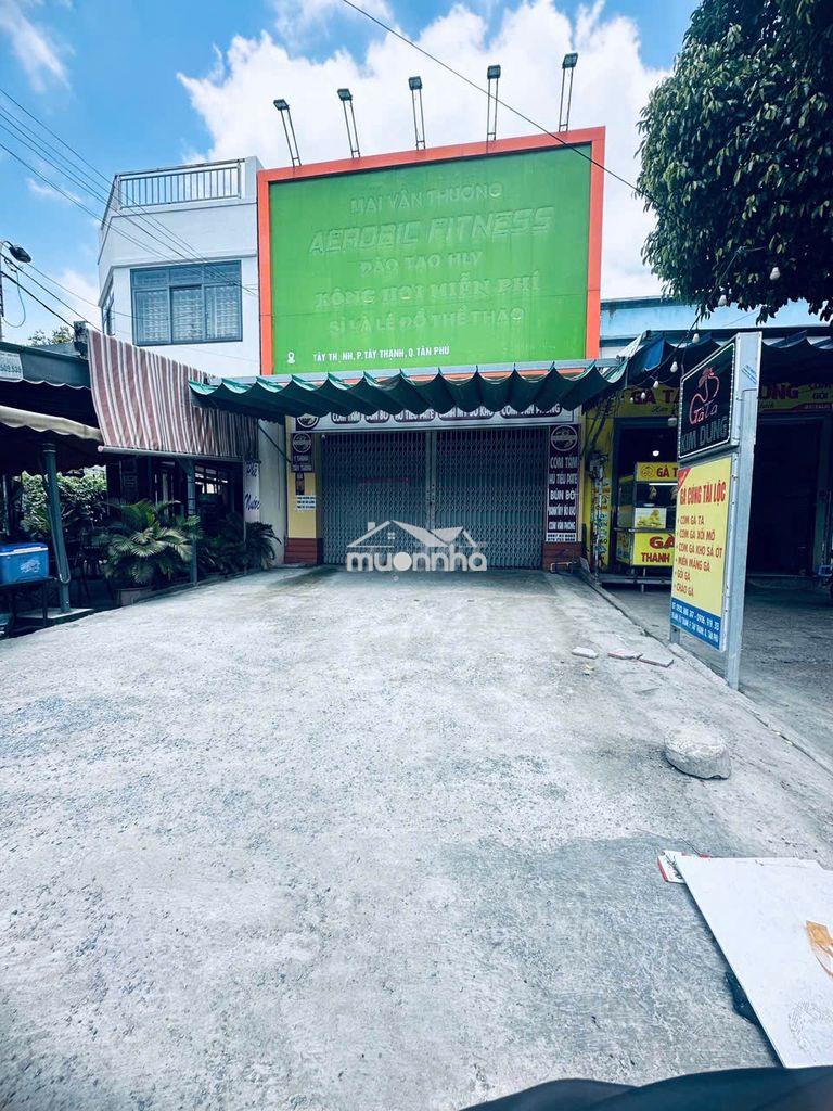 Cho thuê  nhà mt tây thạnh , nhà 1 trệt trống suốt, 6,5x25m,  35tr/th 