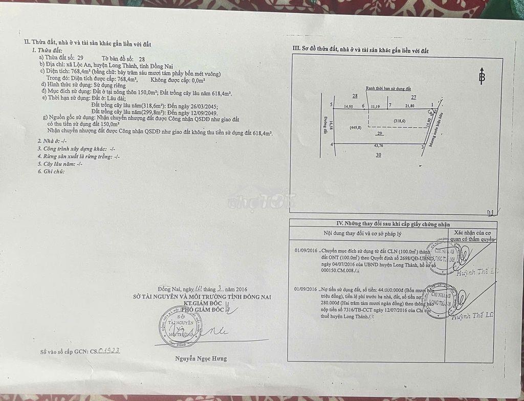 Bán nhà - đất gần ngã 4 lộc an - long thành - đồng nai - 2