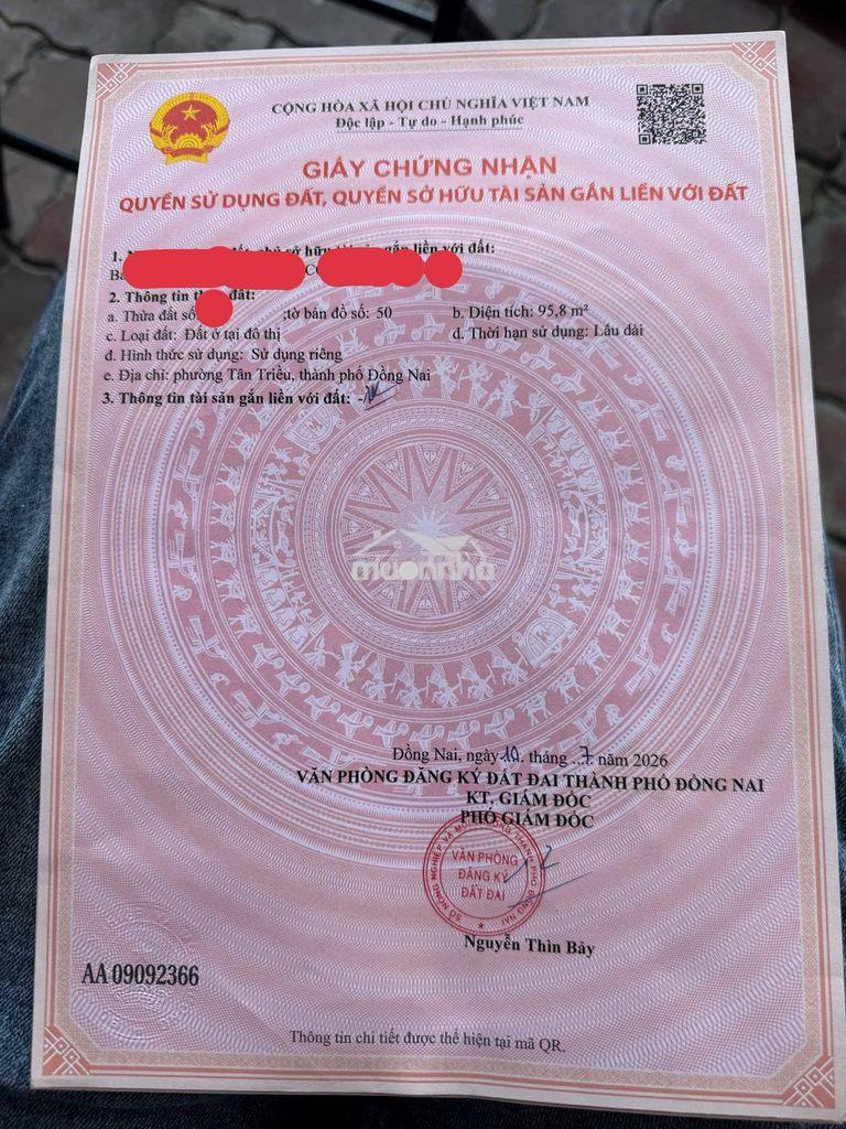 Bán đất tại phường tân triều, giá *** - 3
