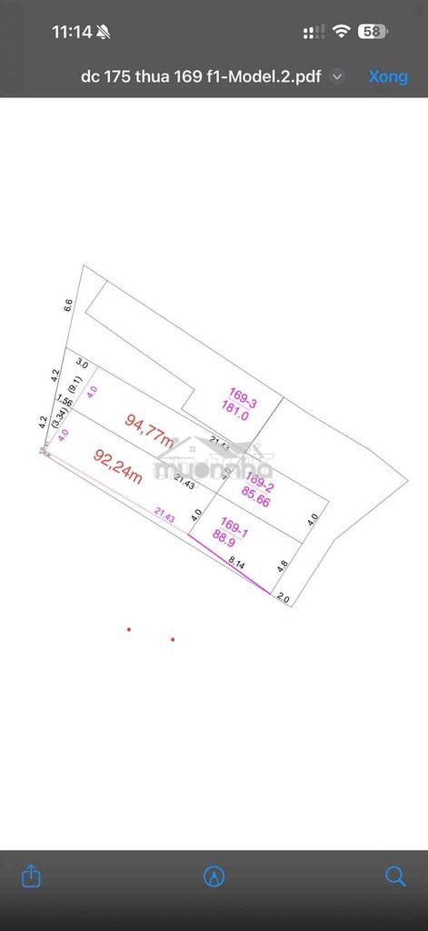 Đất thổ cư, sổ riêng, mặt tiền kinh doanh gần chợ phúc hải, trung tâm - 3